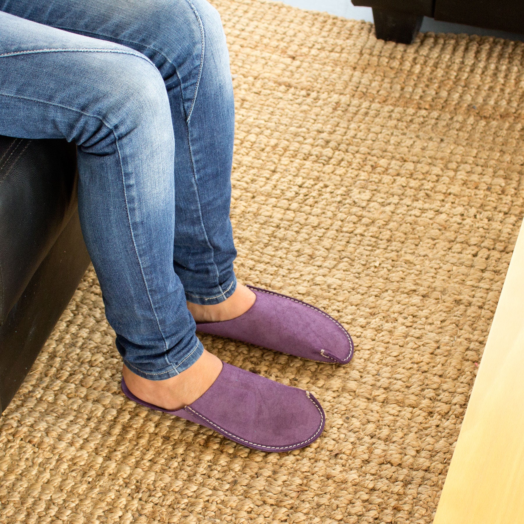 Violet CP Slippers Minimalist home shoes for man and woman at home