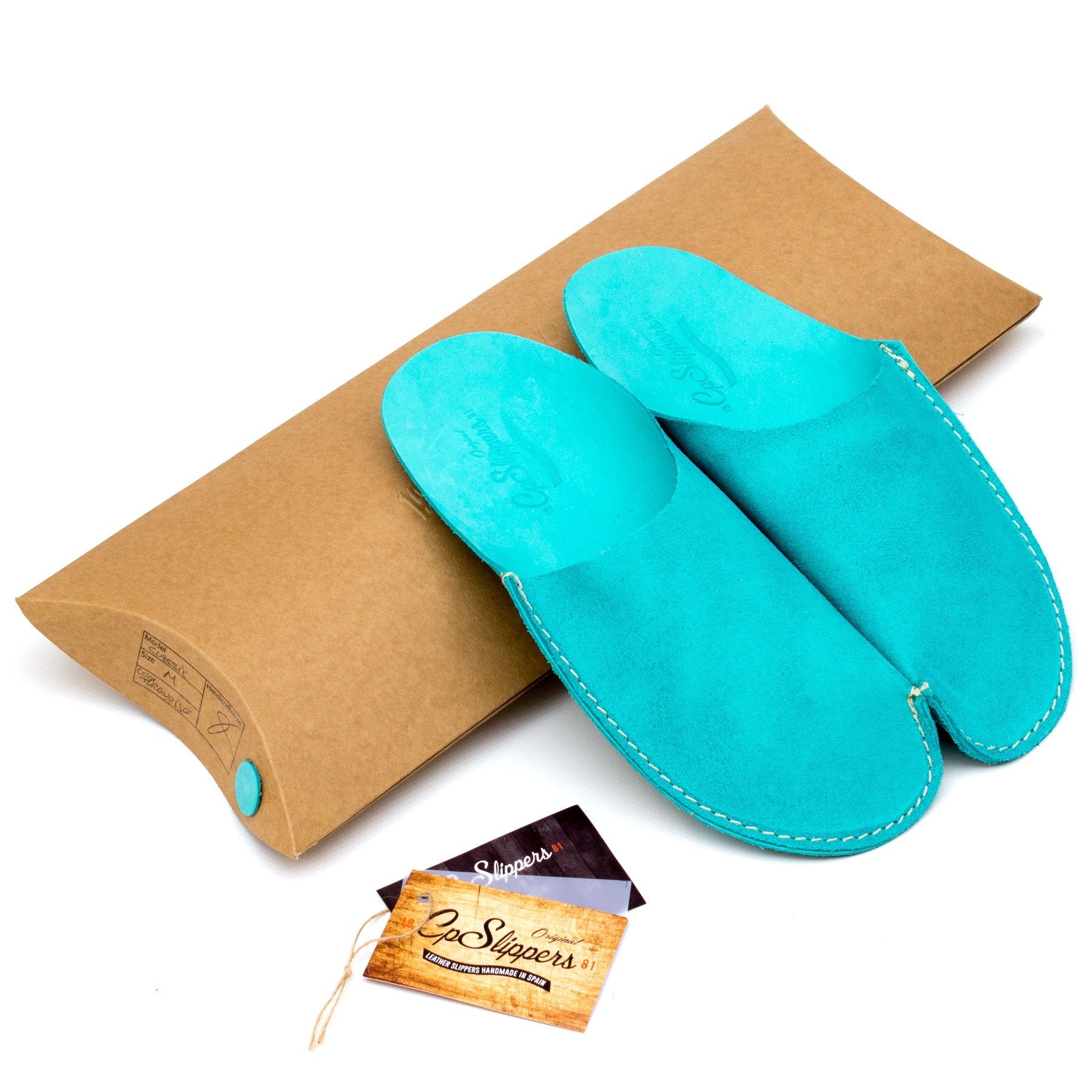 Turquoise CP Slippers Minimalist slipper shoes for man and woman