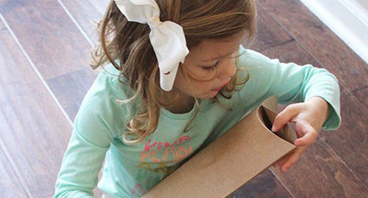 kids morning routine with leather slippers on play-mat