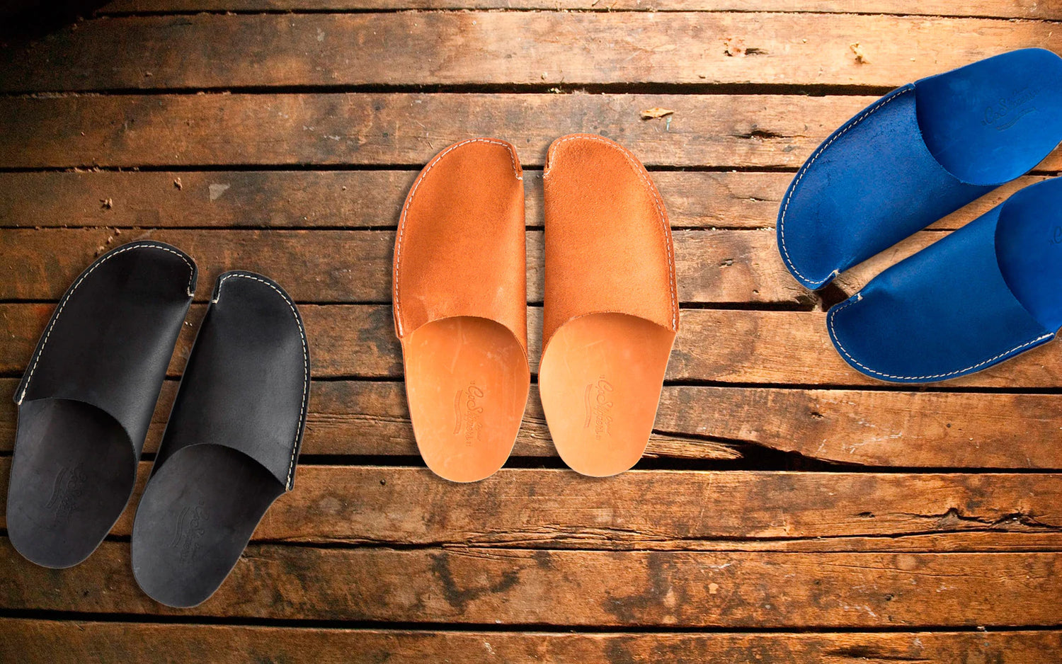 Minimalist Leather Slippers Home Shoes – CP Slippers