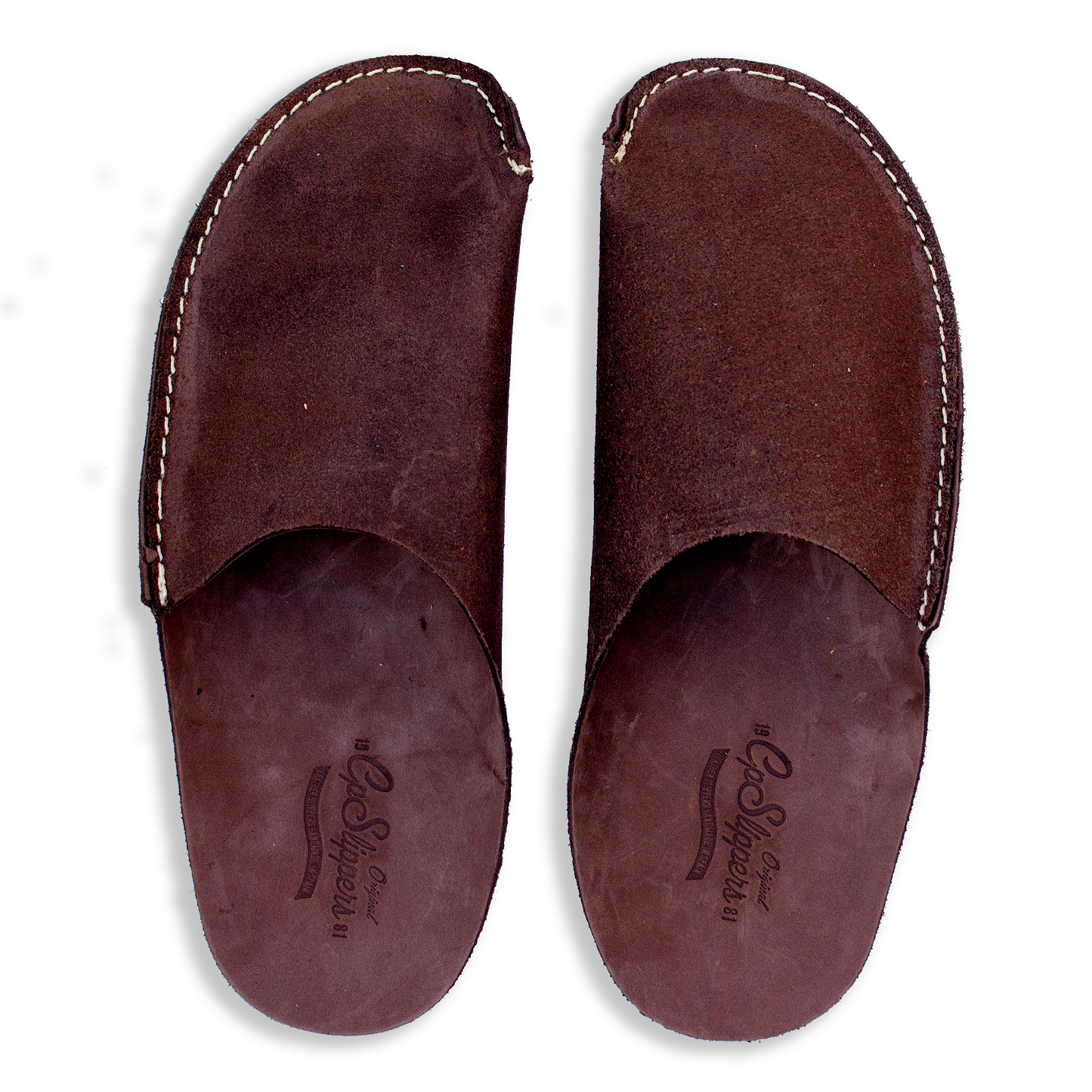 Brown Slippers for and Women by CP Slippers Minimalist