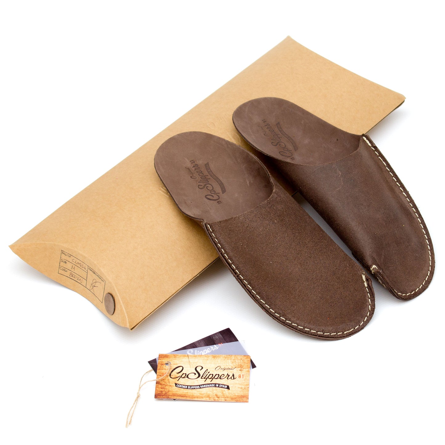 Brown CP Slippers minimalist for stay at home