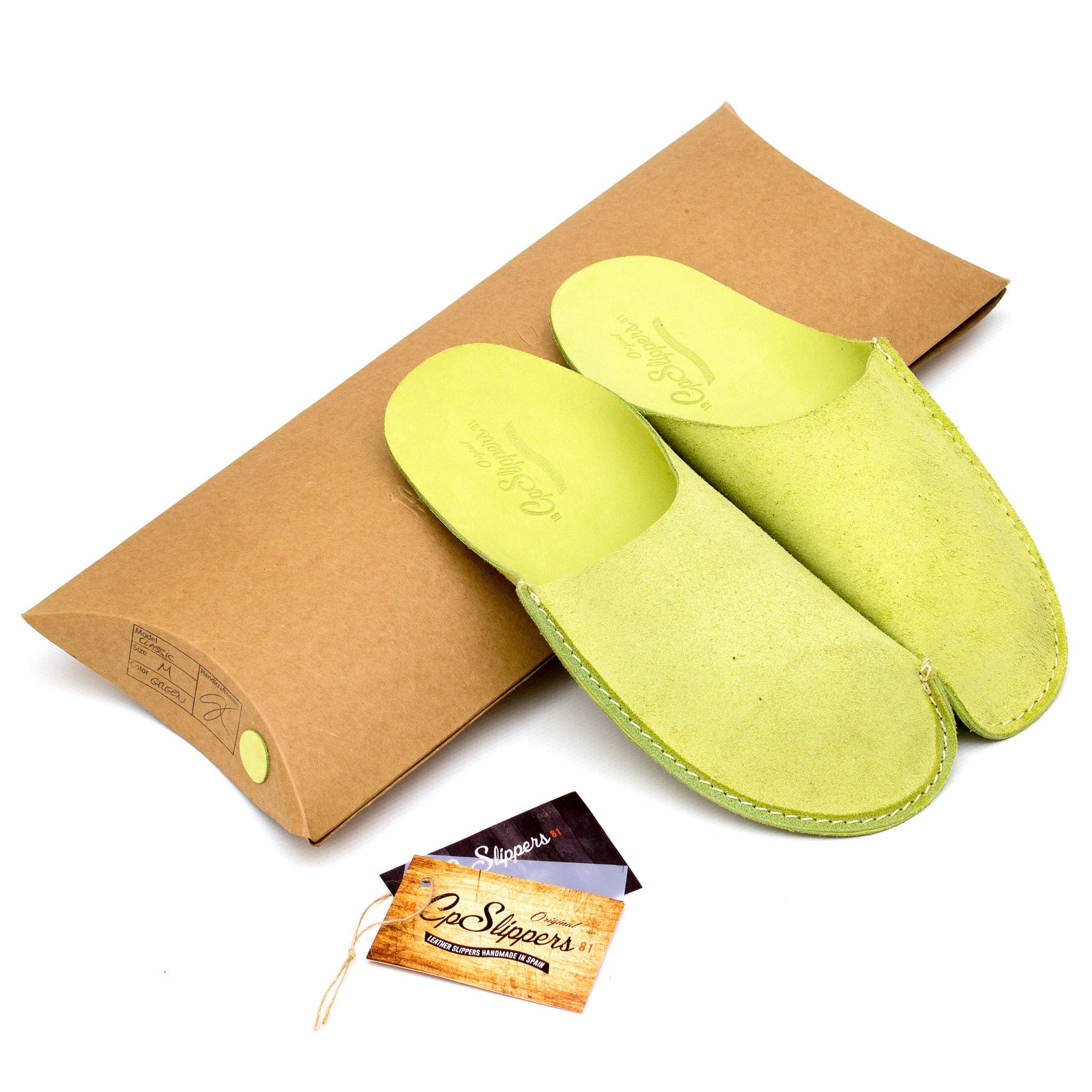 Green CP Slippers minimalist for home shoes