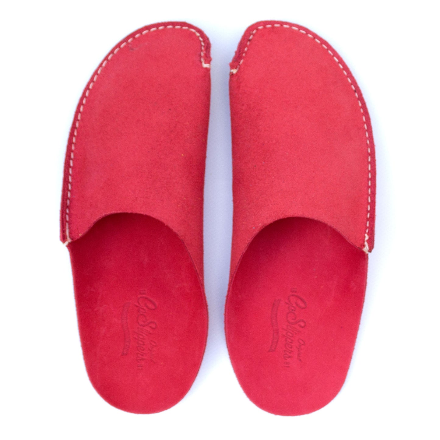 Red CP Slippers minimalist home shoes for man and woman