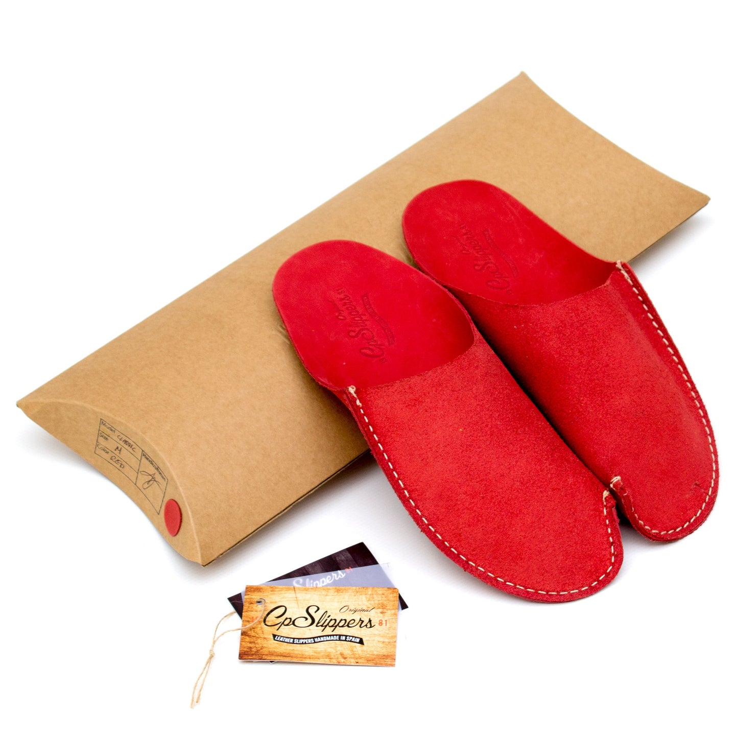 Red CP Slippers home shoes to stay at home