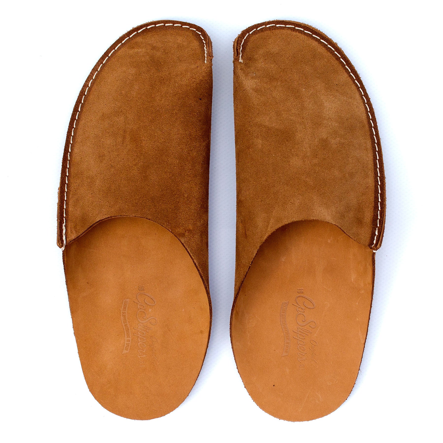 leather slippers for