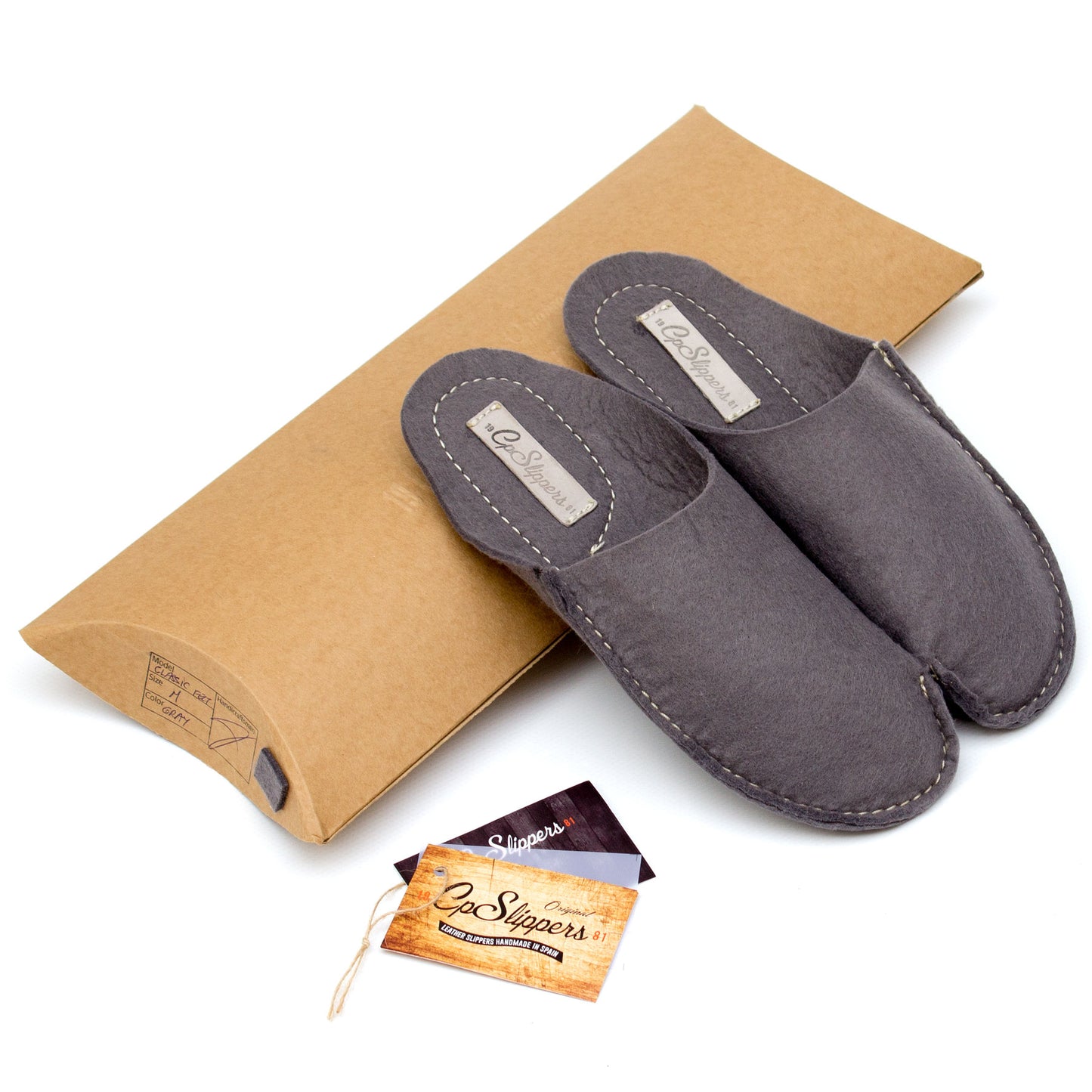 Gray CP Slippers Classic - CP Slippers