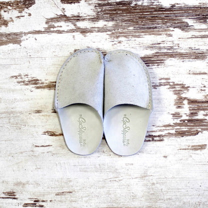 Natural Leather Kids Slipper - CP Slippers