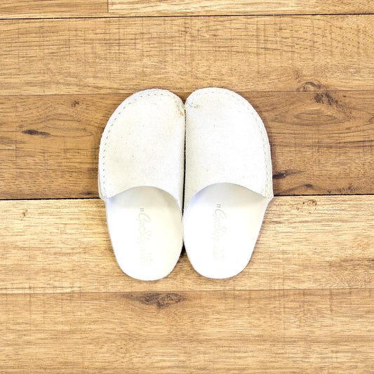 Natural Leather Kids Slipper - CP Slippers